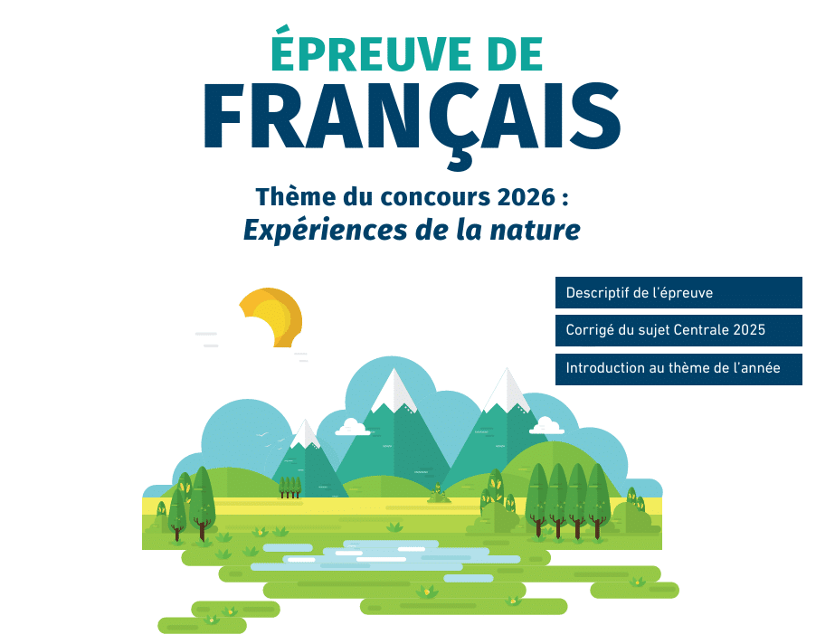 thème français  CPGE 2026