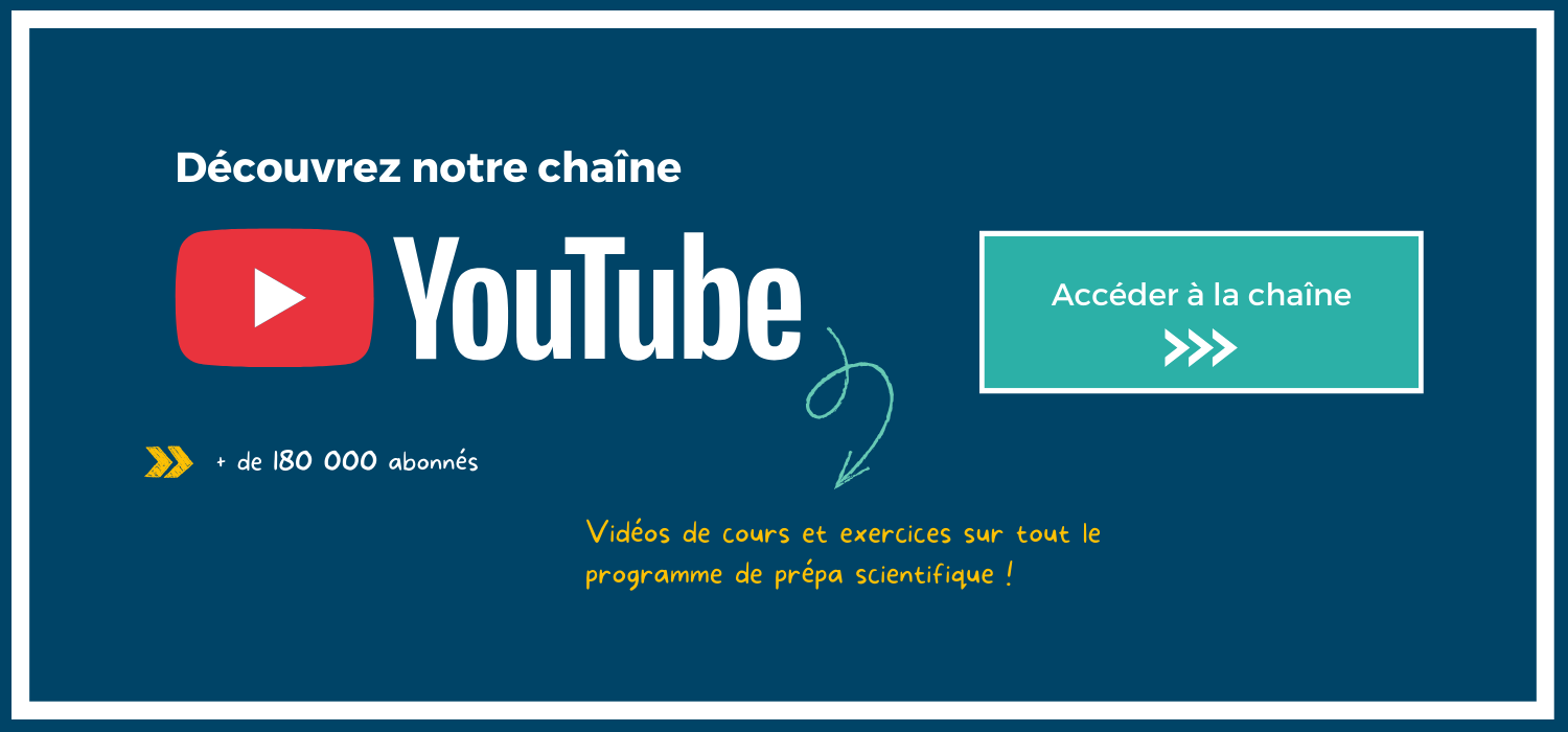 Bandeau Chaine Youtube ressources prépa scientifique